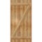 Ekena Millwork Joined Board-n-Batten Shutters w/Z-Bar, Rough Sawn Western Red Cedar, 26 7/8W x 53H, PR RBJ06Z26X053RWR - alternate 2